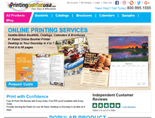 Tablet Screenshot of printingcenterusa.com